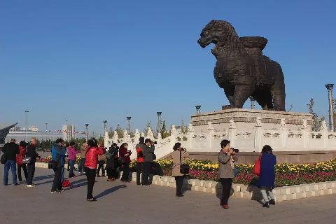 沧州狮城公园街景